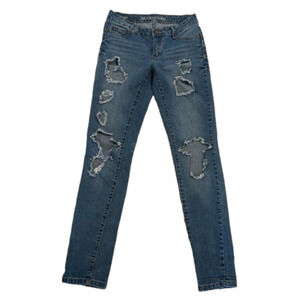 Blue  Notes Curvy Distressed Jegging Size 28 x 30